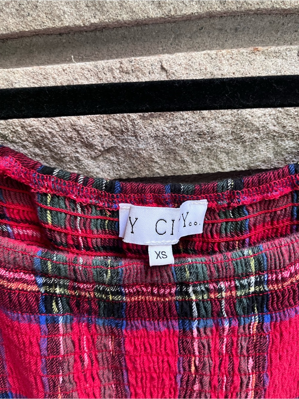 Ivy City Co Madeline Dress in Holiday Plaid Red Midi XS - Picture 6 of 12